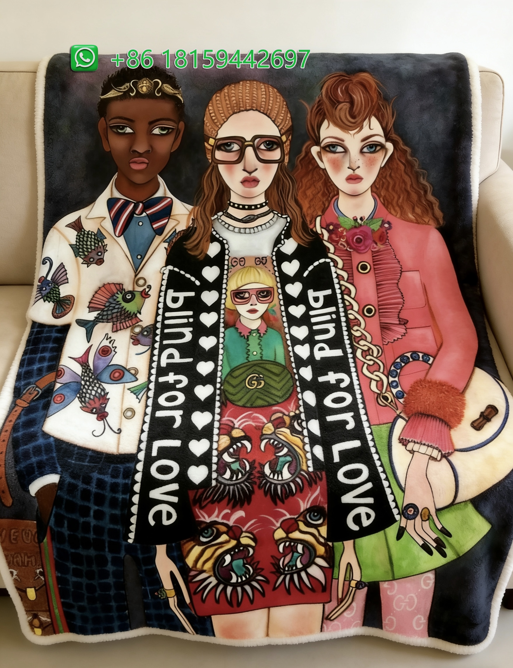 Gucci Throw Blankets